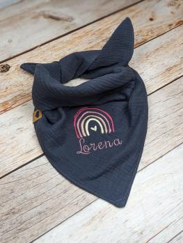 Musselintuch Regenbogen