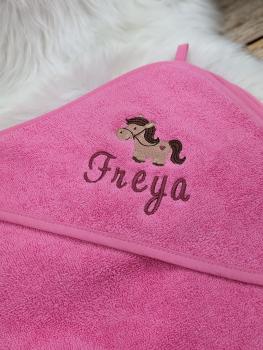 Kapuzenhandtuch Pferd