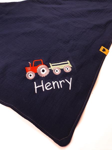 Musselintuch Traktor