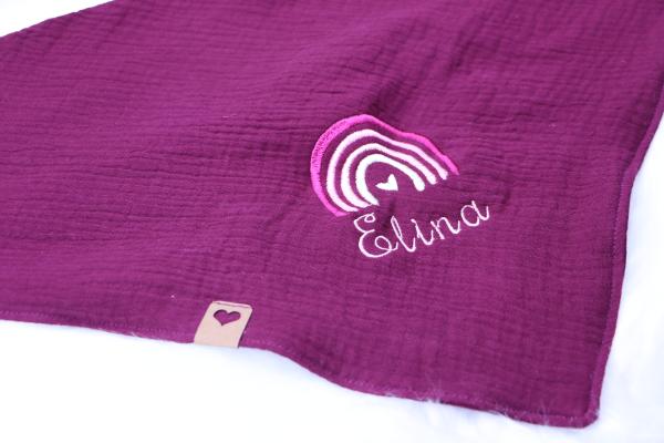 Musselintuch Regenbogen