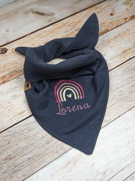 Musselintuch Regenbogen