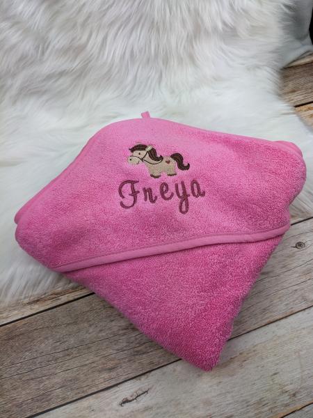 Kapuzenhandtuch Pferd